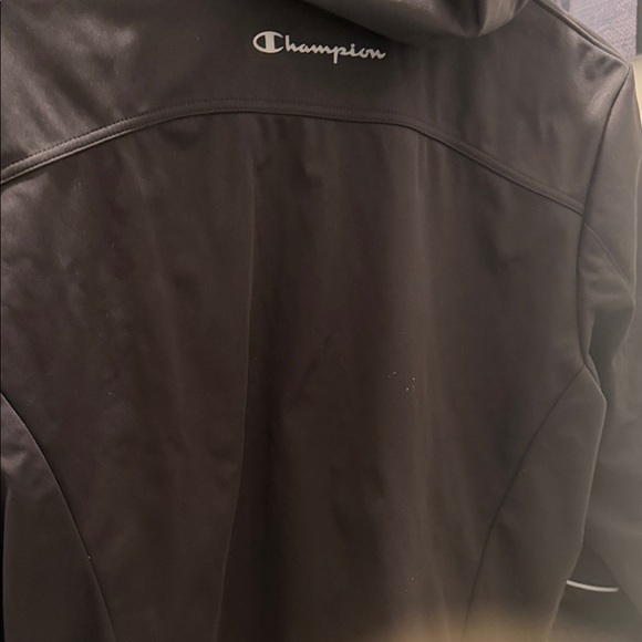 Women’s champion soft shell Black Hooded Jacket - Picture 9 of 10